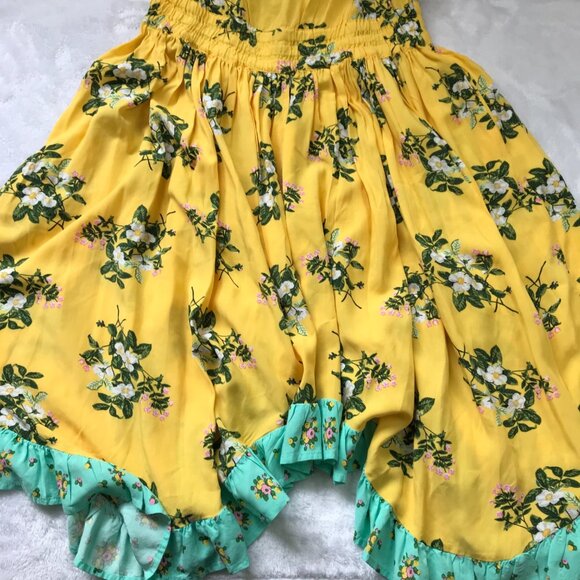 Matilda Jane Hooked On A Feeling Dress Women's M 100% Rayon Floral Off Shoulder - Picture 6 of 11